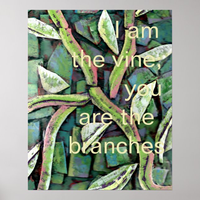 Poster Je suis la vigne (Devant)