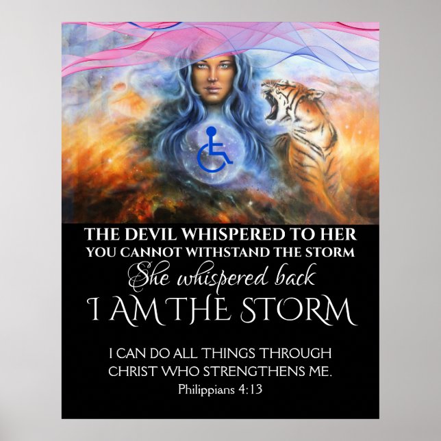 Poster Je Suis L'Affiche De La Tempête (Devant)