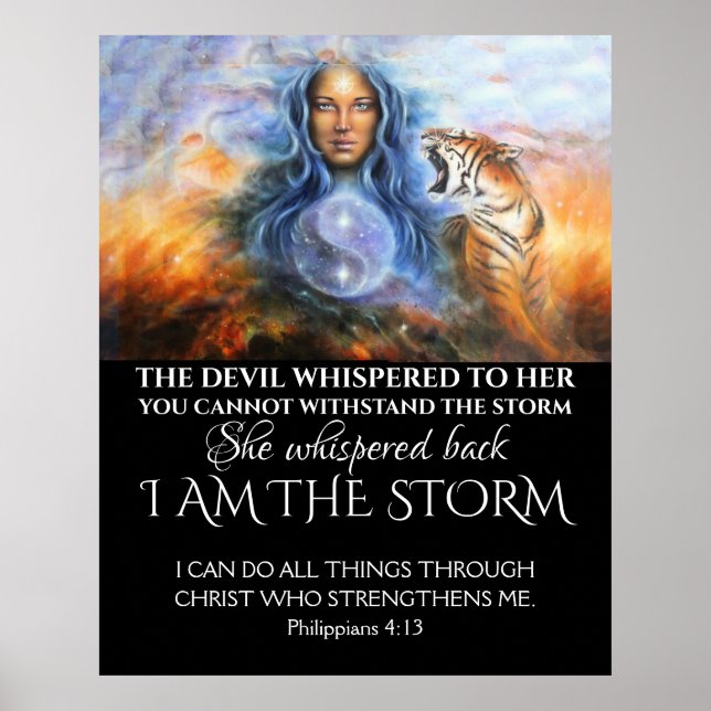 Poster Je Suis L'Affiche De La Tempête (Devant)