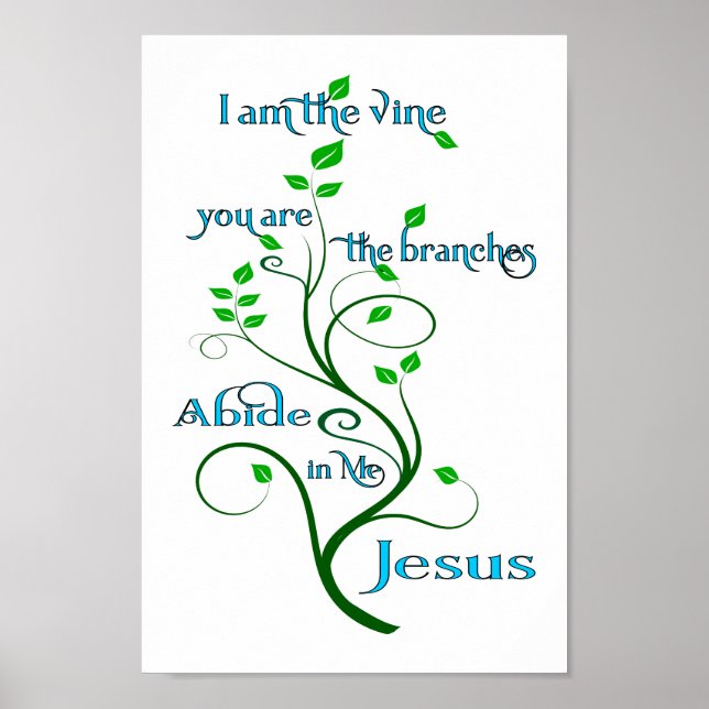 Poster Je Suis L'Affiche De La Vigne (Devant)