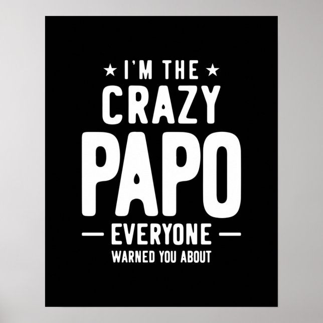 Poster Je suis le cadeau de Papo fou à tous (Devant)