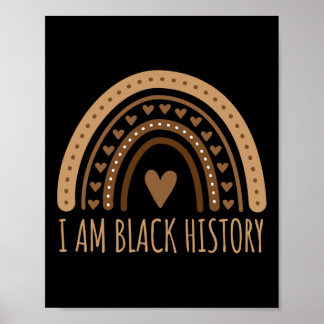 Poster Je suis le cœur arc-en-ciel de l'histoire noire Mé