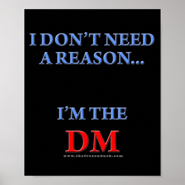 Poster Je suis le DM (Devant)