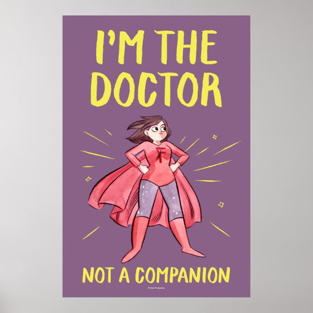Poster Je suis le Docteur. Pas un Compagnon. (Devant)