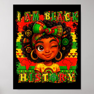 Poster Je suis le Mois de l'histoire des Noirs Fierté noi