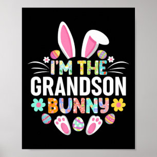 Poster Je suis le petit-fils Lapin Drôle de jour de Pâque