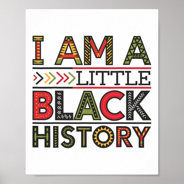 Poster Je suis le petit mois de l'histoire des Afro-Améri (Devant)