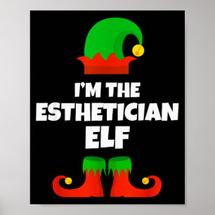 Poster Je suis le pyjama de Noël de la famille d'esthétic