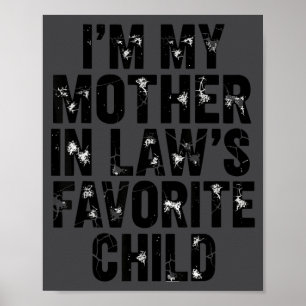 Poster Je suis l'enfant préféré de ma belle-mère, drôle d