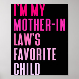 Poster Je suis l'enfant préféré de ma belle-mère fille en