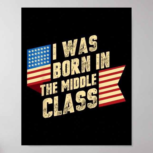 Poster Je Suis Né Au Moyen Cl Trump 2024 1 (Devant)