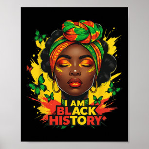 Poster Je suis noir chaque mois mais ce mois-ci je suis n