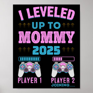 Poster Je suis passée au niveau Maman 2025 Annonce de gro