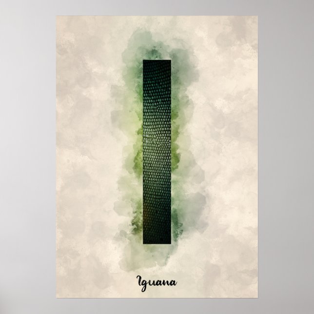Poster Je suis pour l'iguane (Devant)