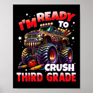 Poster Je suis prêt à écraser les garçons de 3e année de 