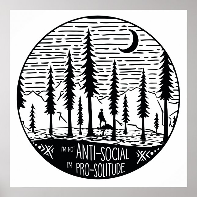 Poster Je suis Pro-Solitude (Devant)