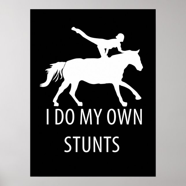 Poster Je Suis Propre Stunts Vaulting Horseriing (Devant)