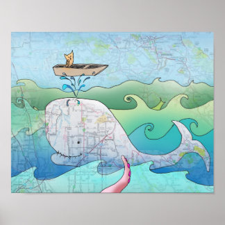 Poster Je suis sur un bateau