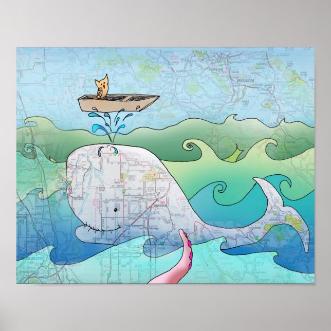 Poster Je suis sur un bateau (Devant)