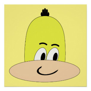 Poster Je suis Sveety, Unique Comic, Drôle Cartoon Visage