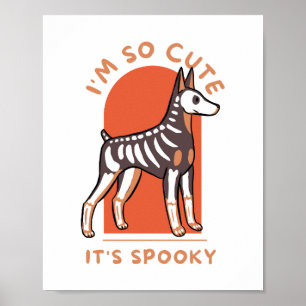 Poster Je Suis Tellement Mignonne Qu'Il Est Éffrayant Mig