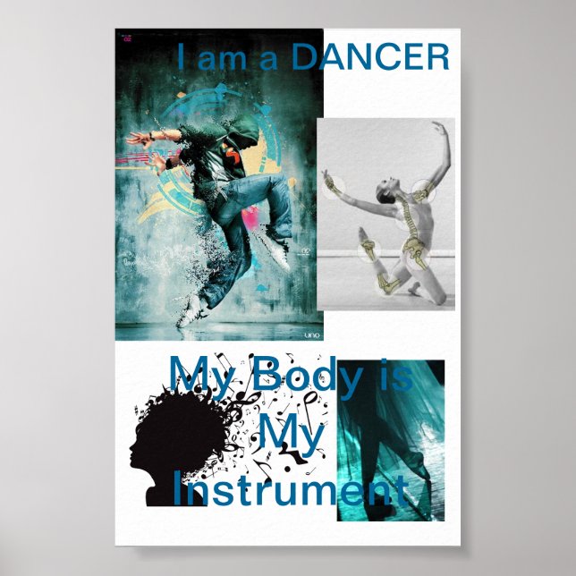 Poster Je suis un DANCER (Devant)