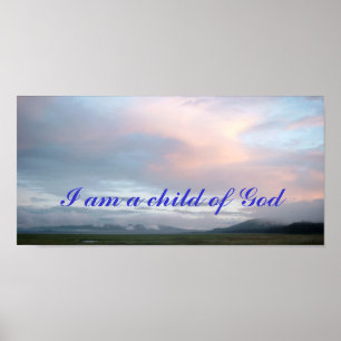 Poster Je suis un enfant de l'affiche Dieu