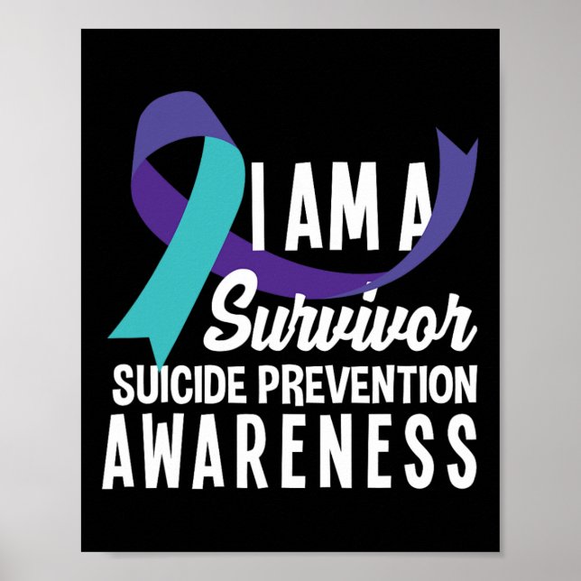 Poster Je Suis Un Survivant Sensibilisation À La Préventi (Devant)