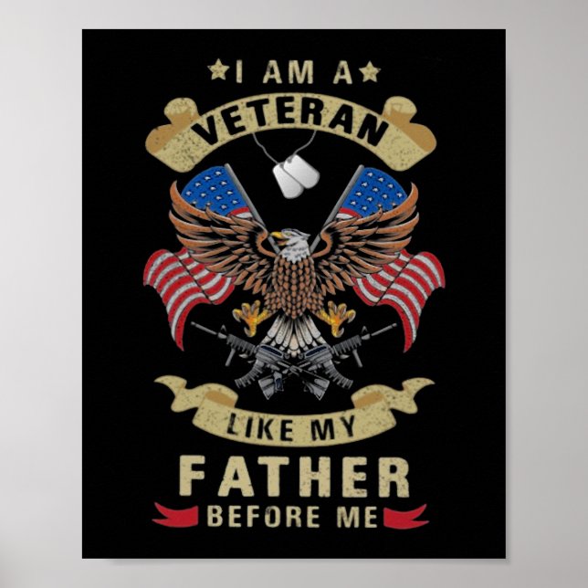 Poster Je suis un vétéran comme mon père avant moi 1 (Devant)