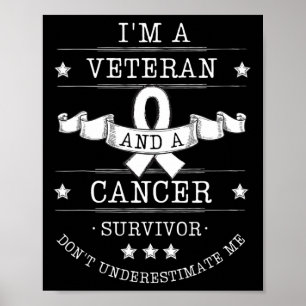Poster Je suis un vétéran et un survivant du cancer Cance