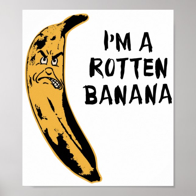 Poster Je suis une banane pourrie (Devant)