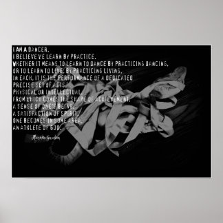 Poster Je suis une danseuse