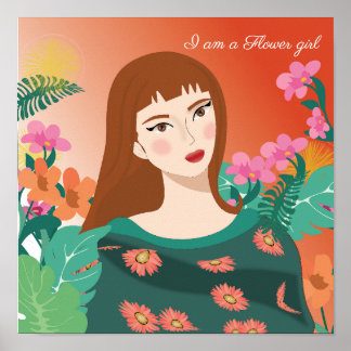 Poster Je suis une fille des fleurs