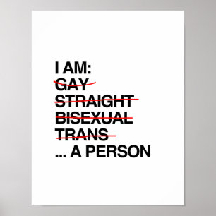 POSTER JE SUIS UNE PERSONNE