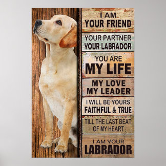 Poster Je Suis Votre Ami - Décor Mur Art
