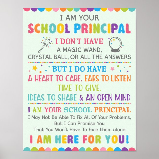 Poster Je Suis Votre Principal (Devant)