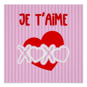 Poster Je t’aime.