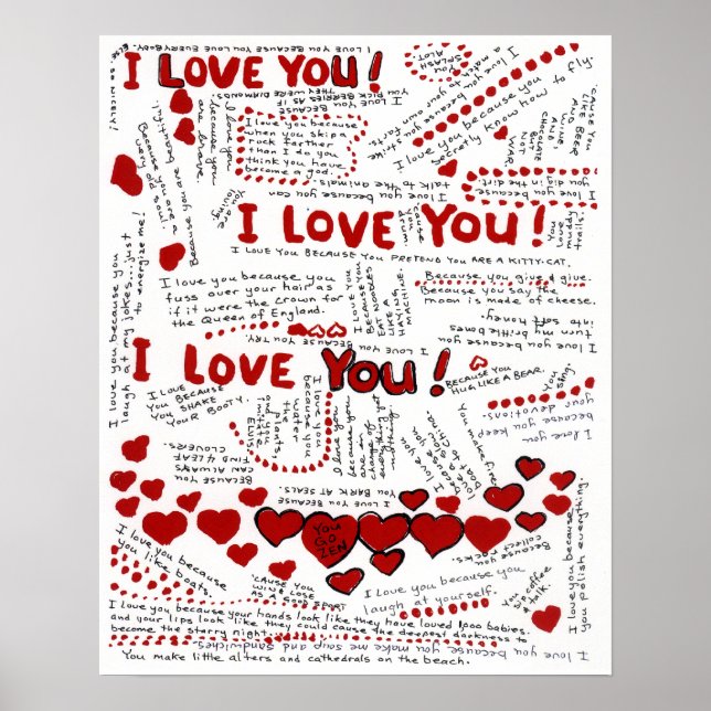 Poster Je t'aime ! (Devant)