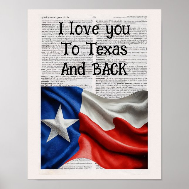 Poster Je t'aime au TEXAS et de retour (Devant)