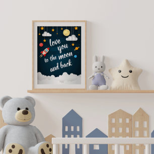 Poster Je t'aime jusqu'à la lune et retour