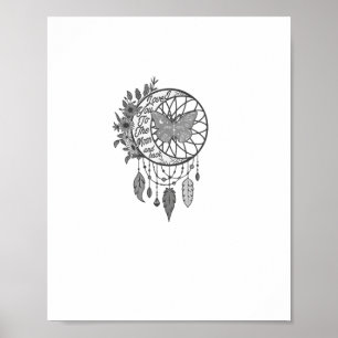 Poster Je t'aime jusqu'à la lune et retour Art céleste rê