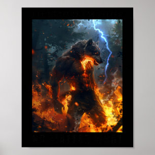 Poster Je te protégerai Kitten No What Alpha Wolf Sticker