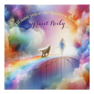 Poster Je te rencontrerai au Rainbow Bridge