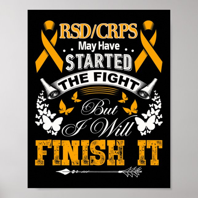 Poster Je Terminerai La Sensibilisation À La Drs Des Crps (Devant)