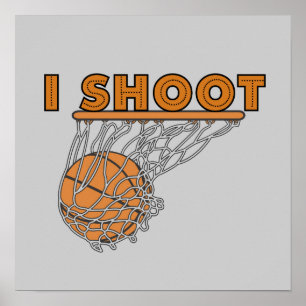 Poster Je tire sur des T-shirts et des cadeaux