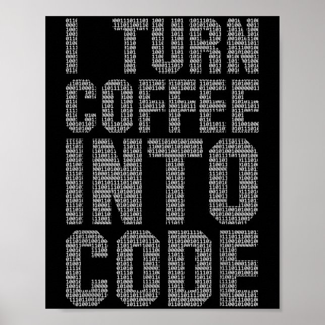 Poster Je Transforme Le Café En Code Drôle Programmateur  (Devant)