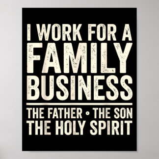 Poster Je Travaille Pour Une Entreprise Familiale Le Père
