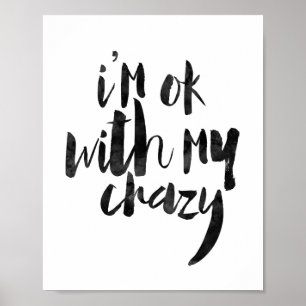 Poster Je vais bien avec mon fou