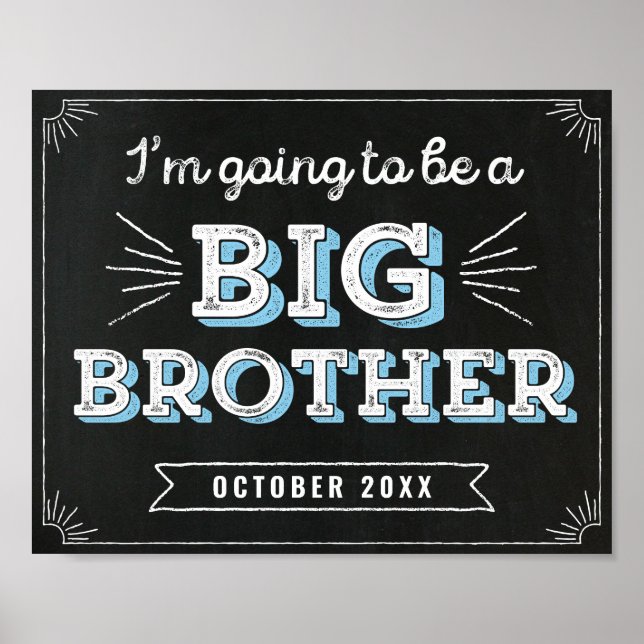 Poster Je vais être un Big Brother (Devant)