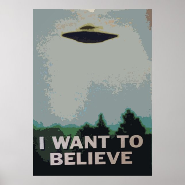 Poster Je veux croire les fichiers X (Devant)